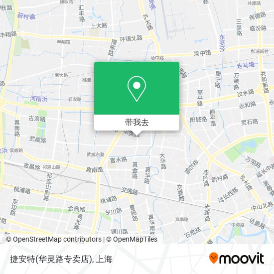 捷安特(华灵路专卖店)地图