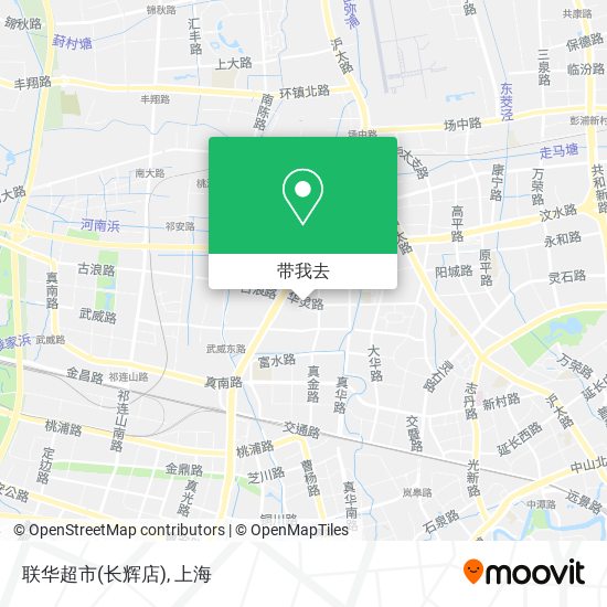 联华超市(长辉店)地图