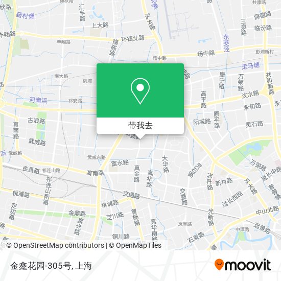 金鑫花园-305号地图