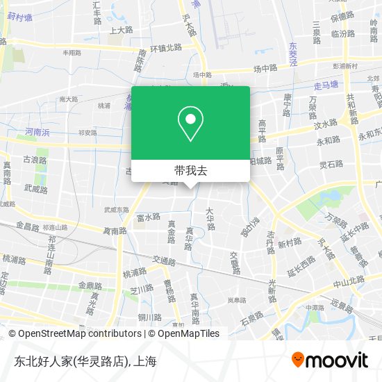 东北好人家(华灵路店)地图