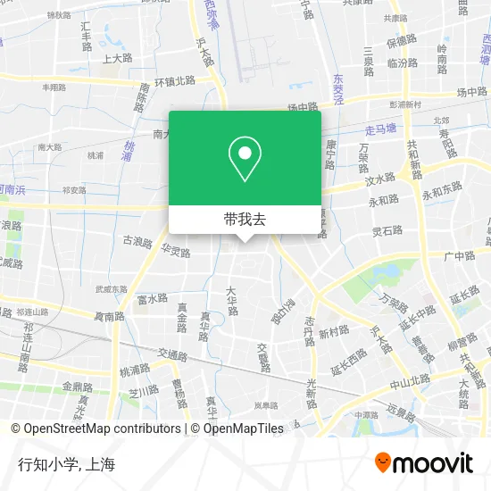 行知小学地图