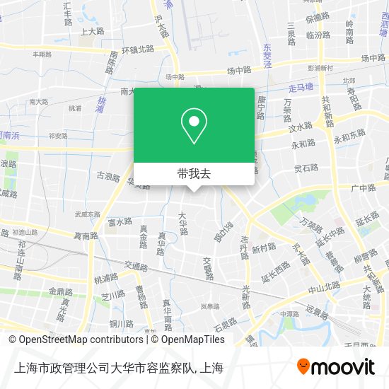 上海市政管理公司大华市容监察队地图