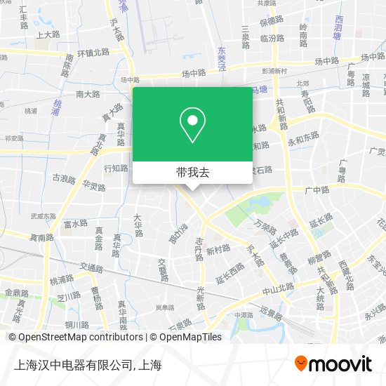 上海汉中电器有限公司地图