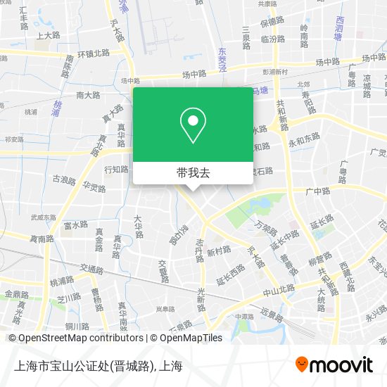 上海市宝山公证处(晋城路)地图