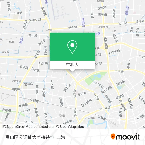 宝山区公证处大华接待室地图