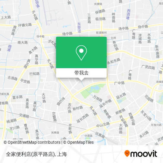 全家便利店(原平路店)地图