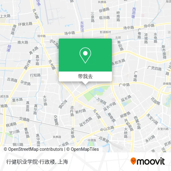 行健职业学院-行政楼地图