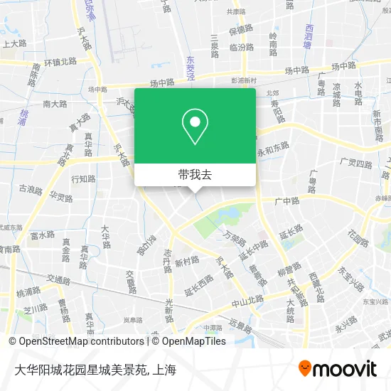 大华阳城花园星城美景苑地图