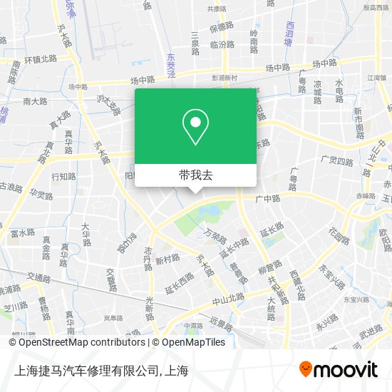 上海捷马汽车修理有限公司地图