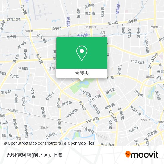 光明便利店(闸北区)地图