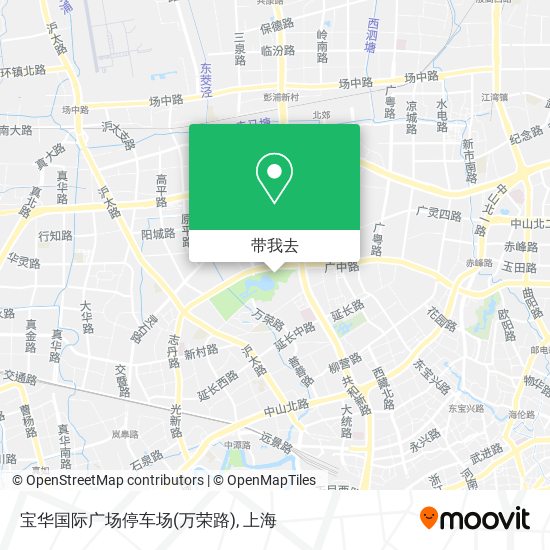 宝华国际广场停车场(万荣路)地图