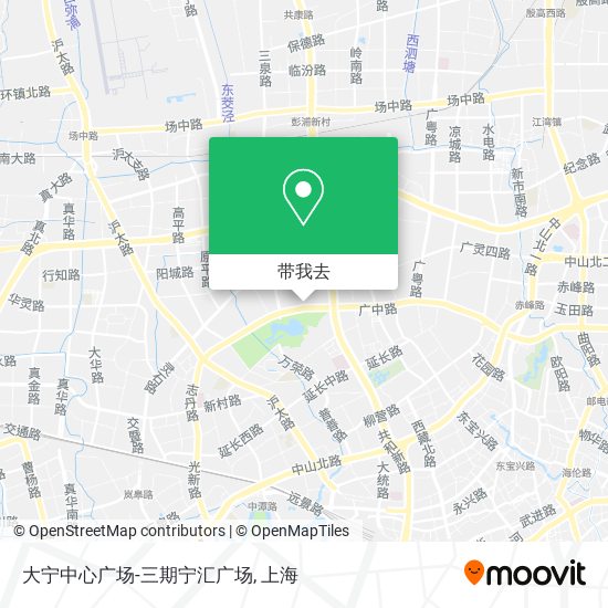 大宁中心广场-三期宁汇广场地图