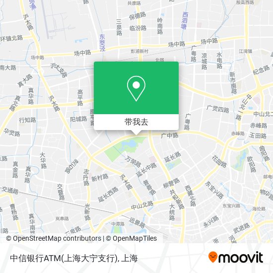 中信银行ATM(上海大宁支行)地图