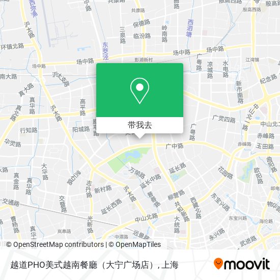 越道PHO美式越南餐廳（大宁广场店）地图
