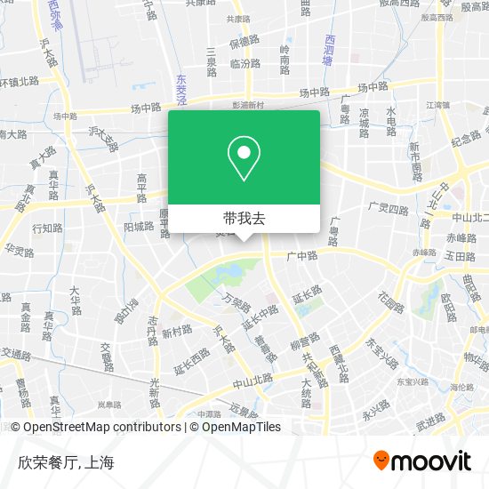 欣荣餐厅地图