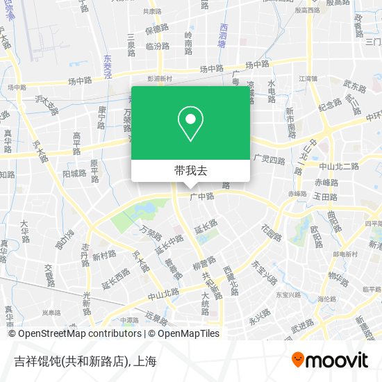 吉祥馄饨(共和新路店)地图