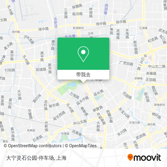 大宁灵石公园-停车场地图