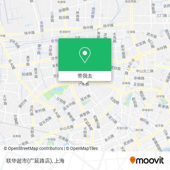 联华超市(广延路店)地图