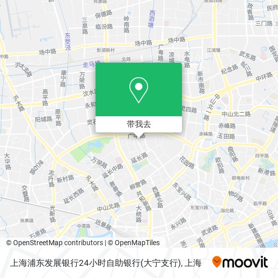 上海浦东发展银行24小时自助银行(大宁支行)地图