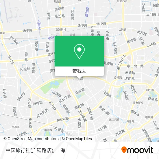 中国旅行社(广延路店)地图