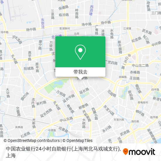 中国农业银行24小时自助银行(上海闸北马戏城支行)地图