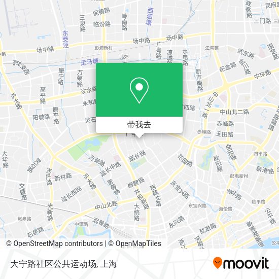 大宁路社区公共运动场地图