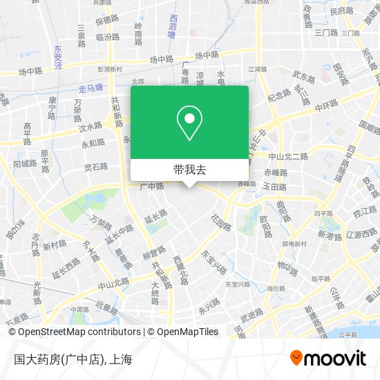国大药房(广中店)地图