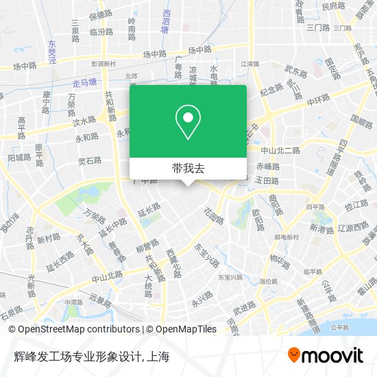 辉峰发工场专业形象设计地图