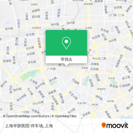 上海华肤医院-停车场地图