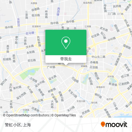 警虹小区地图