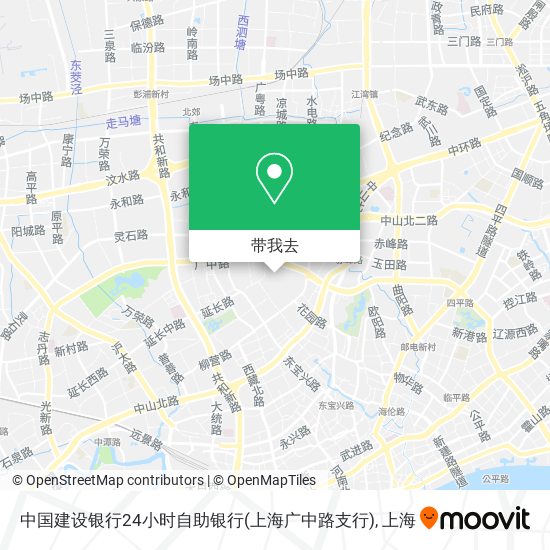 中国建设银行24小时自助银行(上海广中路支行)地图