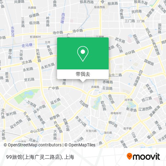 99旅馆(上海广灵二路店)地图