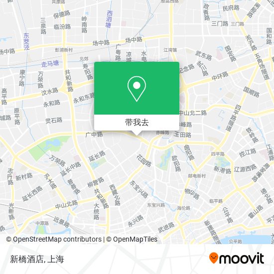 新橋酒店地图