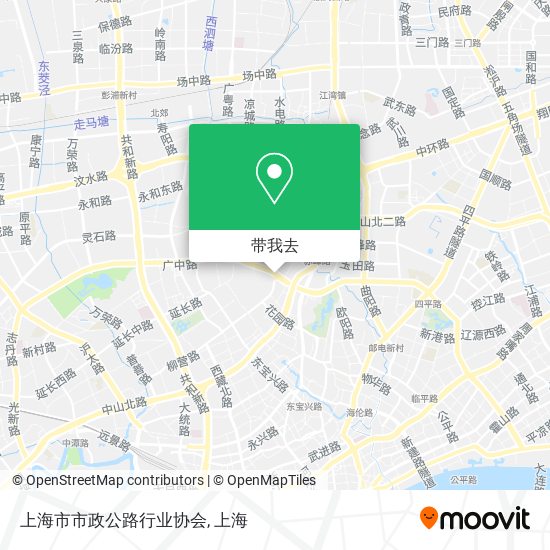 上海市市政公路行业协会地图