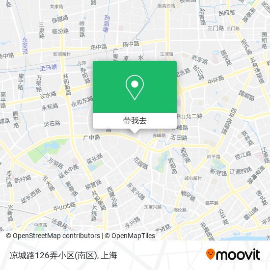 凉城路126弄小区(南区)地图