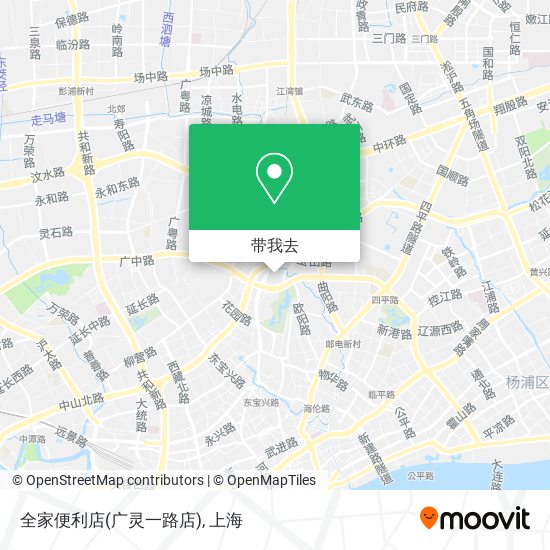 全家便利店(广灵一路店)地图