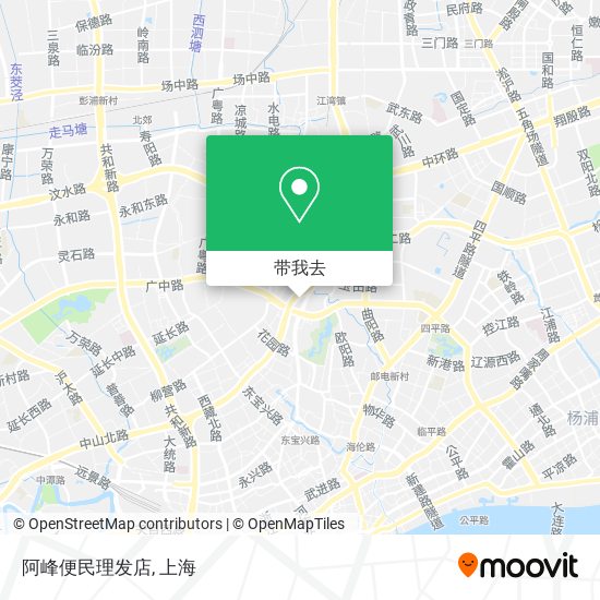 阿峰便民理发店地图