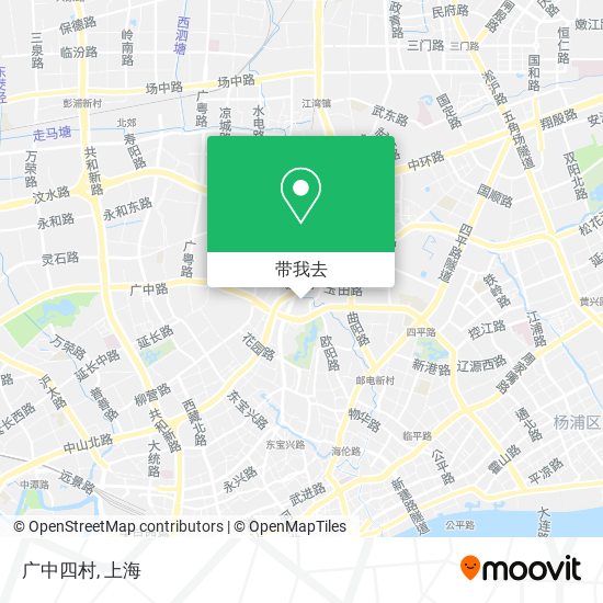 广中四村地图