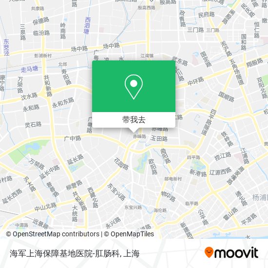 海军上海保障基地医院-肛肠科地图