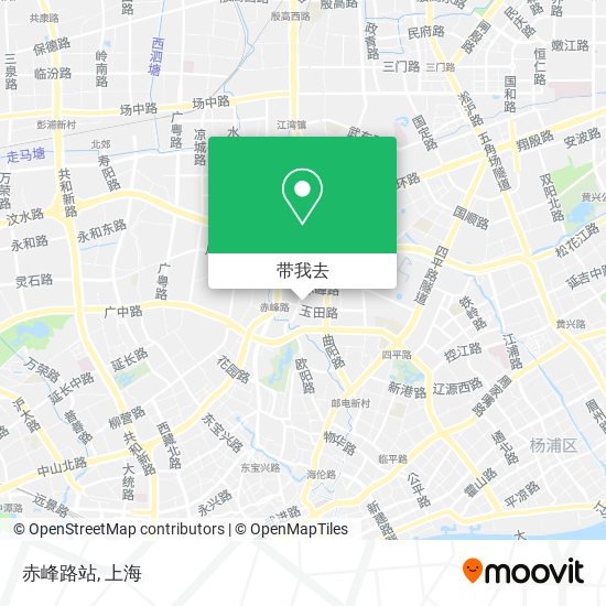 赤峰路站地图