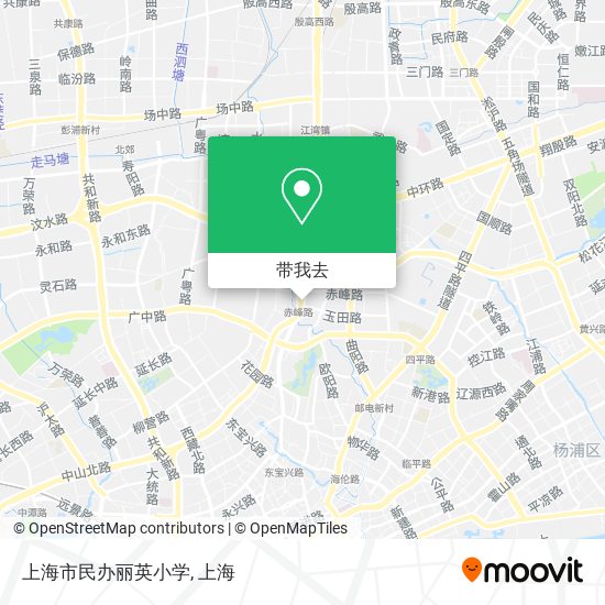 上海市民办丽英小学地图