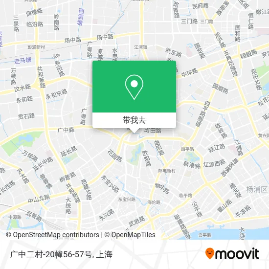 广中二村-20幢56-57号地图