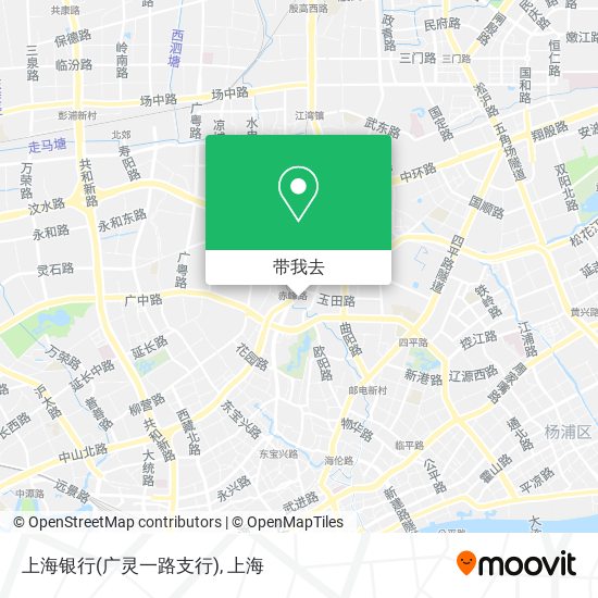 上海银行(广灵一路支行)地图