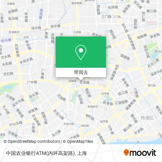 中国农业银行ATM(内环高架路)地图