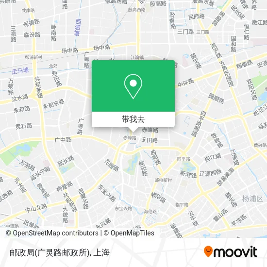 邮政局(广灵路邮政所)地图