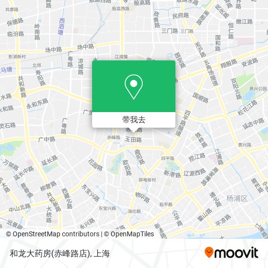 和龙大药房(赤峰路店)地图