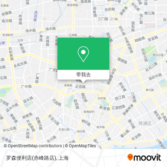 罗森便利店(赤峰路店)地图