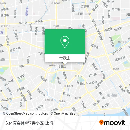 东体育会路657弄小区地图