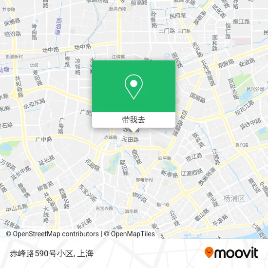 赤峰路590号小区地图