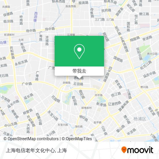 上海电信老年文化中心地图